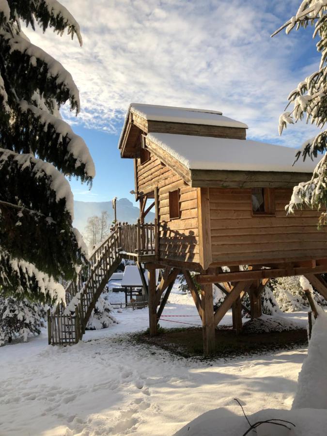 La Cabane à l'Orée des Bornes Évires Esterno foto