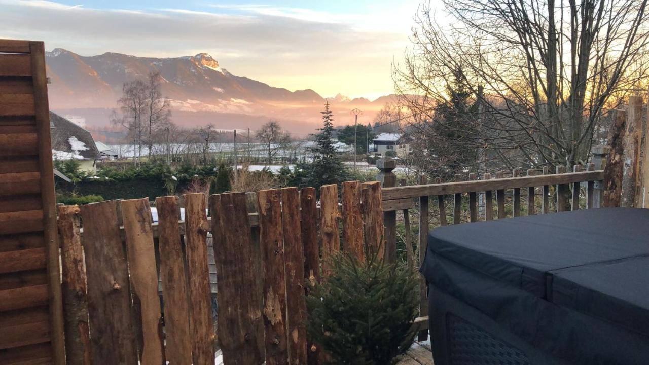 La Cabane à l'Orée des Bornes Évires Esterno foto