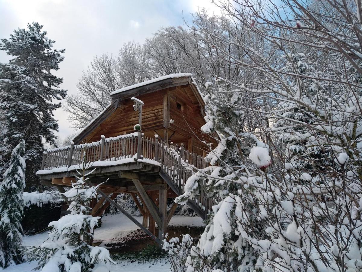 La Cabane à l'Orée des Bornes Évires Esterno foto