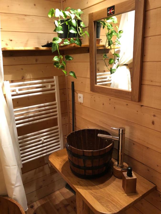 La Cabane à l'Orée des Bornes Évires Esterno foto
